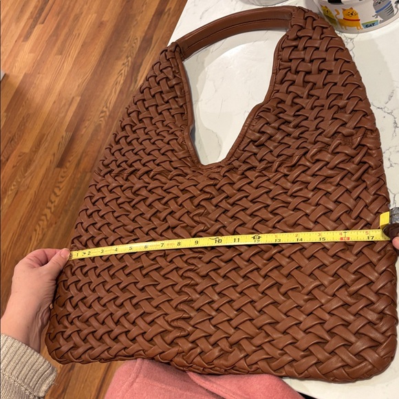 Anthropologie Brown Woven Tote Bag - Picture 6 of 10